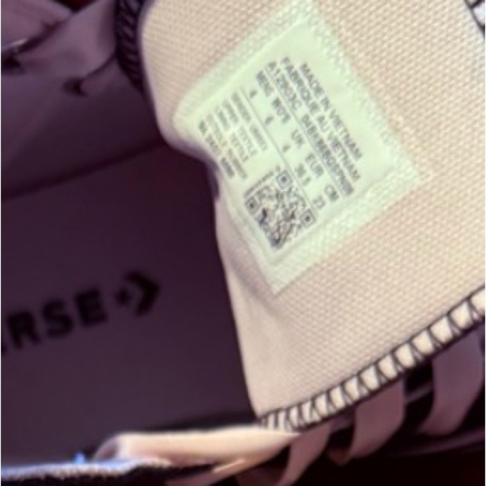Black High-Top Canvas Sneakers with Pink Satin Ribbon Laces - Picture 9 of 9
